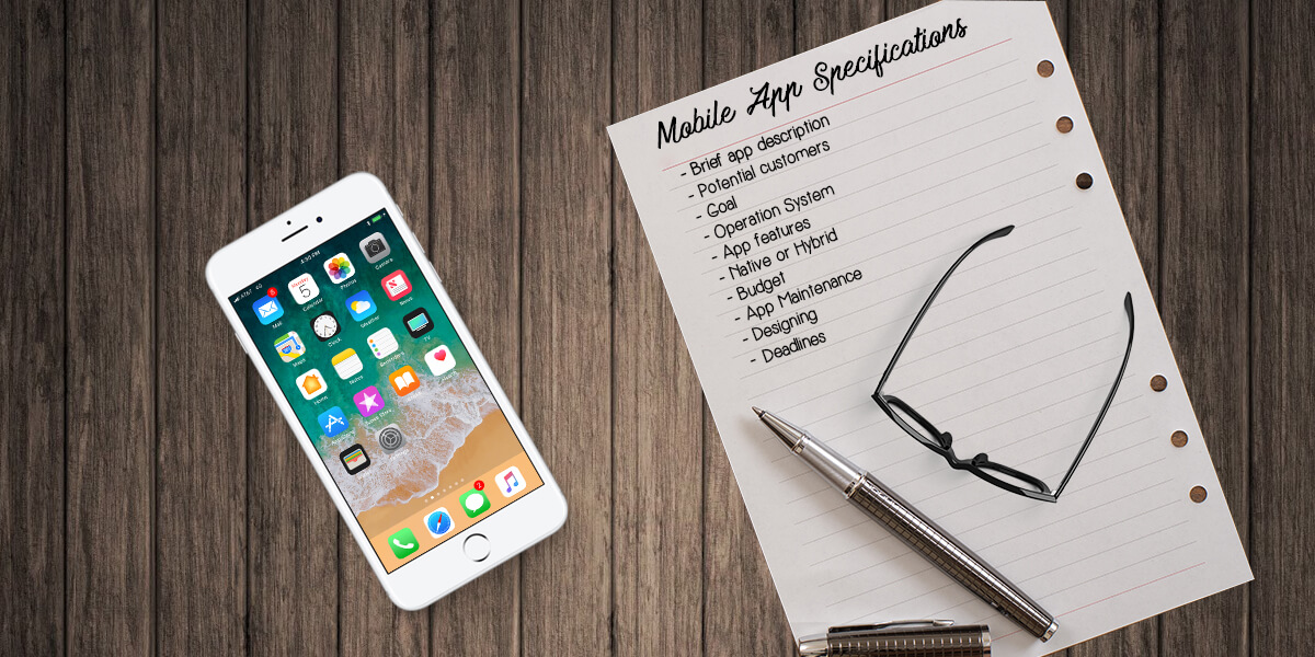 mobile app specification