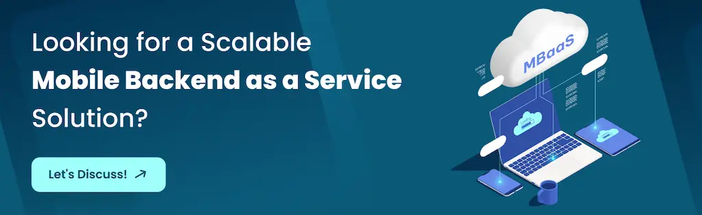mobile backend as a service solution banner