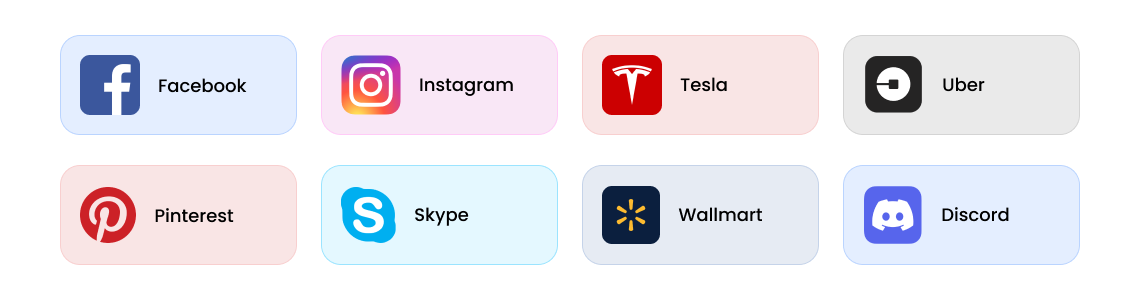 Companies using React Native