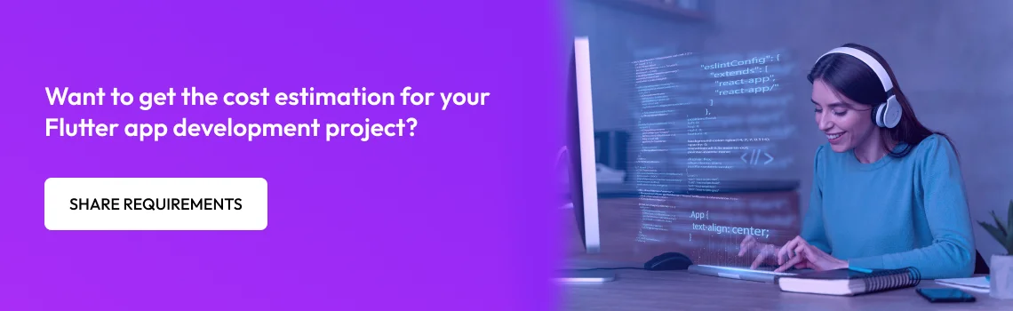 Flutter app development CTA