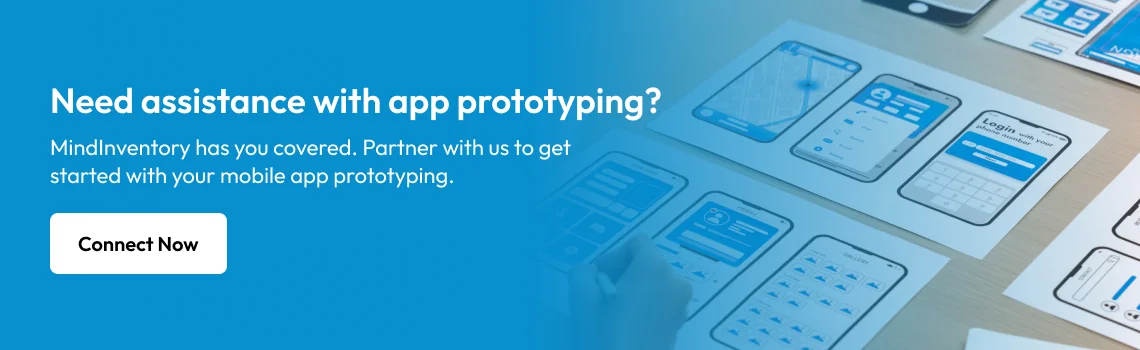 mobile app prototyping cta