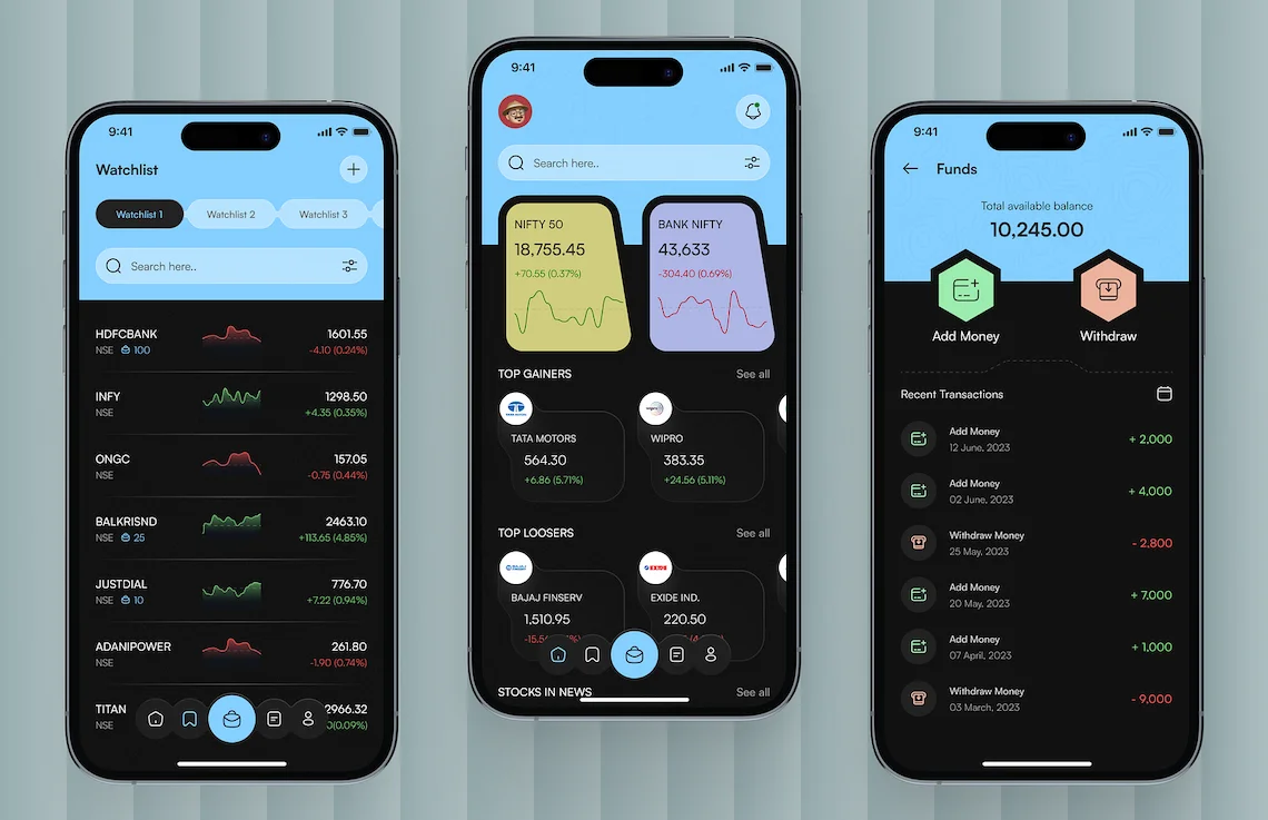 Stockup - a stock trading app