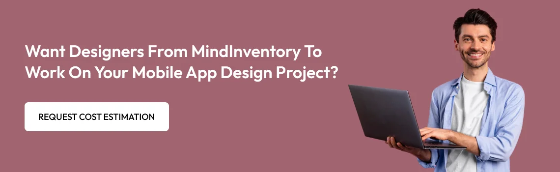 cost to develop mobile app design cta