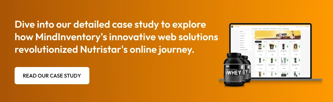 nutristar web journey case study