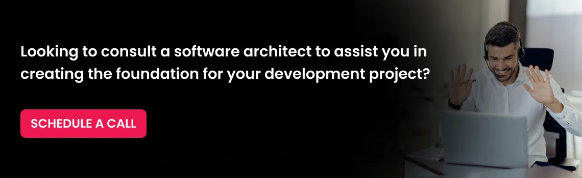looking to consult a software architect to assist you cta