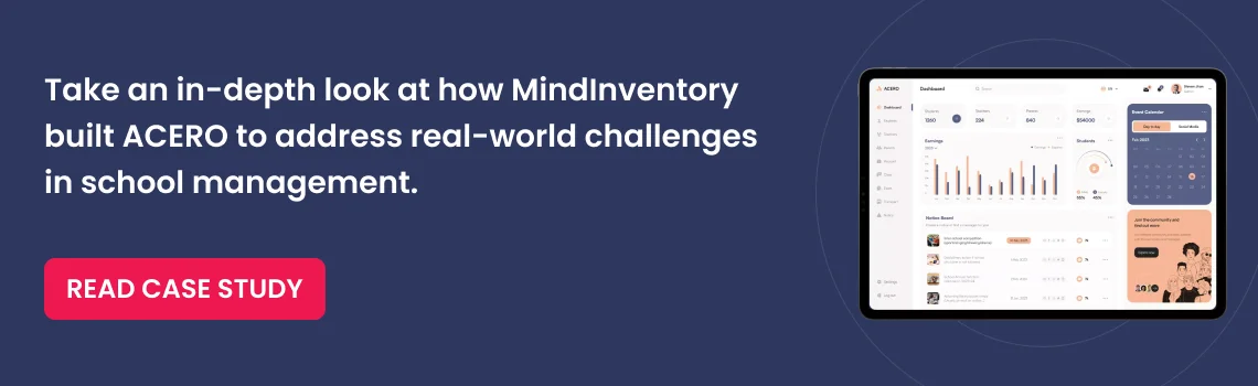 take an in depth look at how mindinventory built acero cta