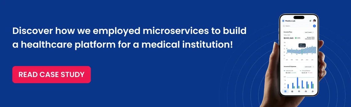 build a healthcare platform case study cta