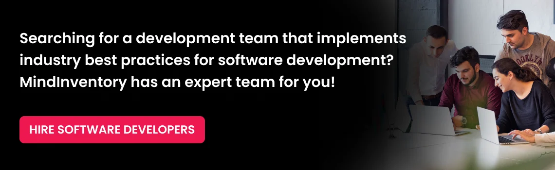 best practices for software development cta