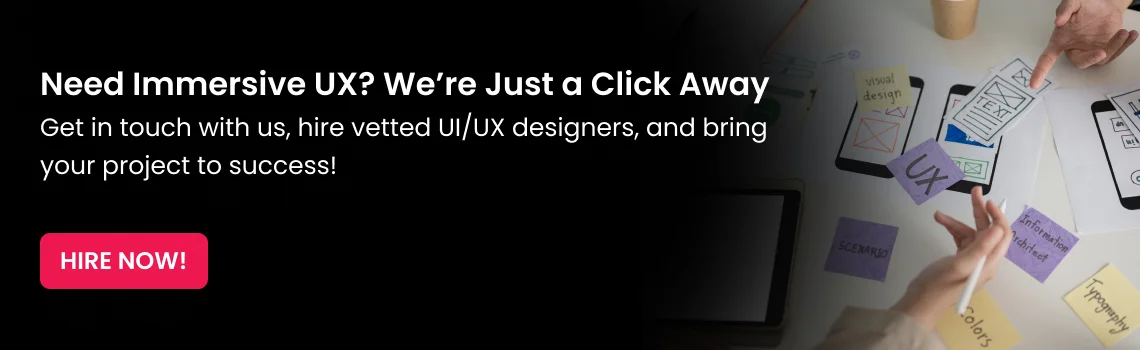 need immersive ux cta