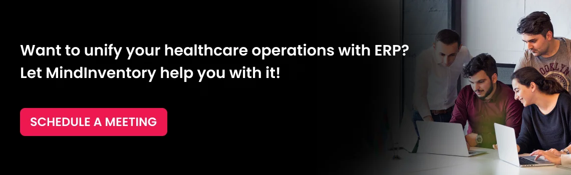 healthcare operations with erp cta