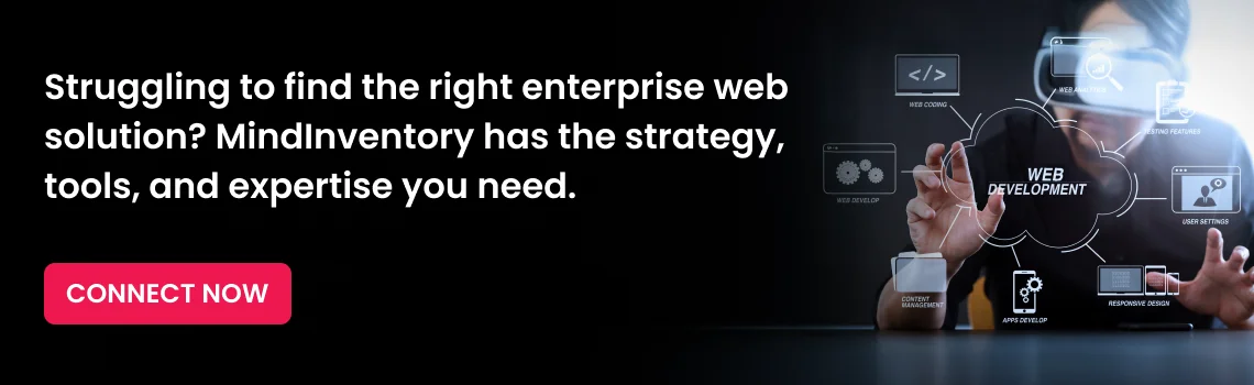 struggling to find the right enterprise web solution cta