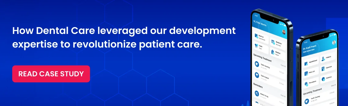 dental care case study cta