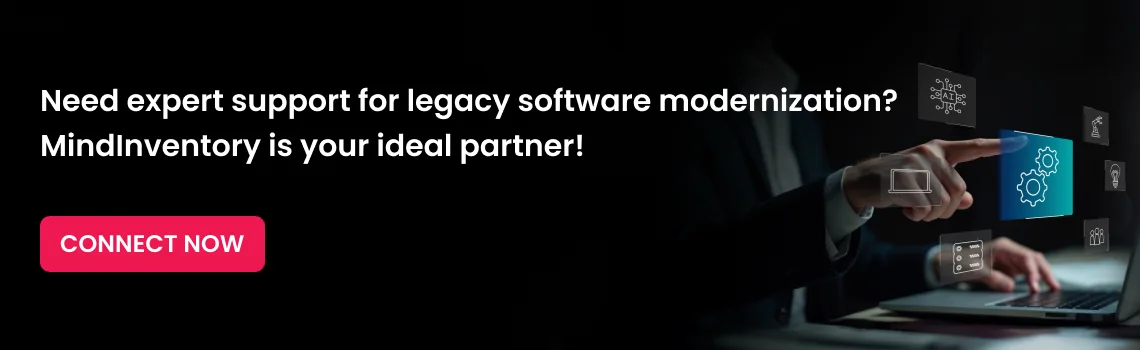 expert support for legacy software cta