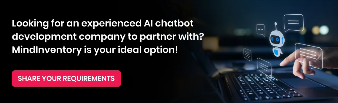 ai chatbot development company cta