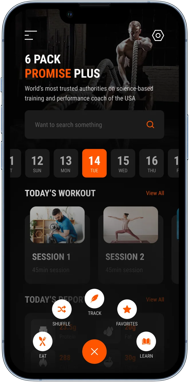 home menu open screen