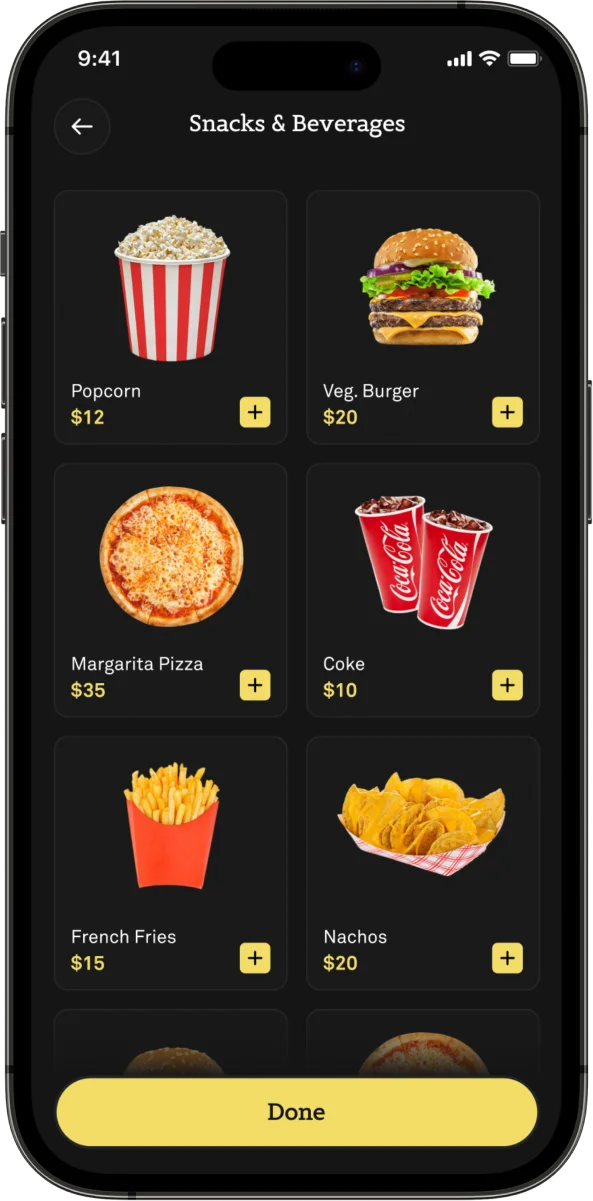 food screen