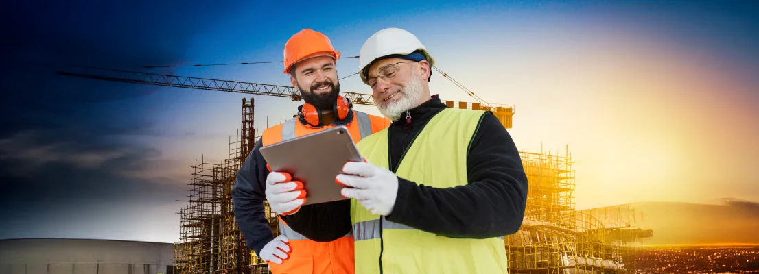 Built an ai powered construction site